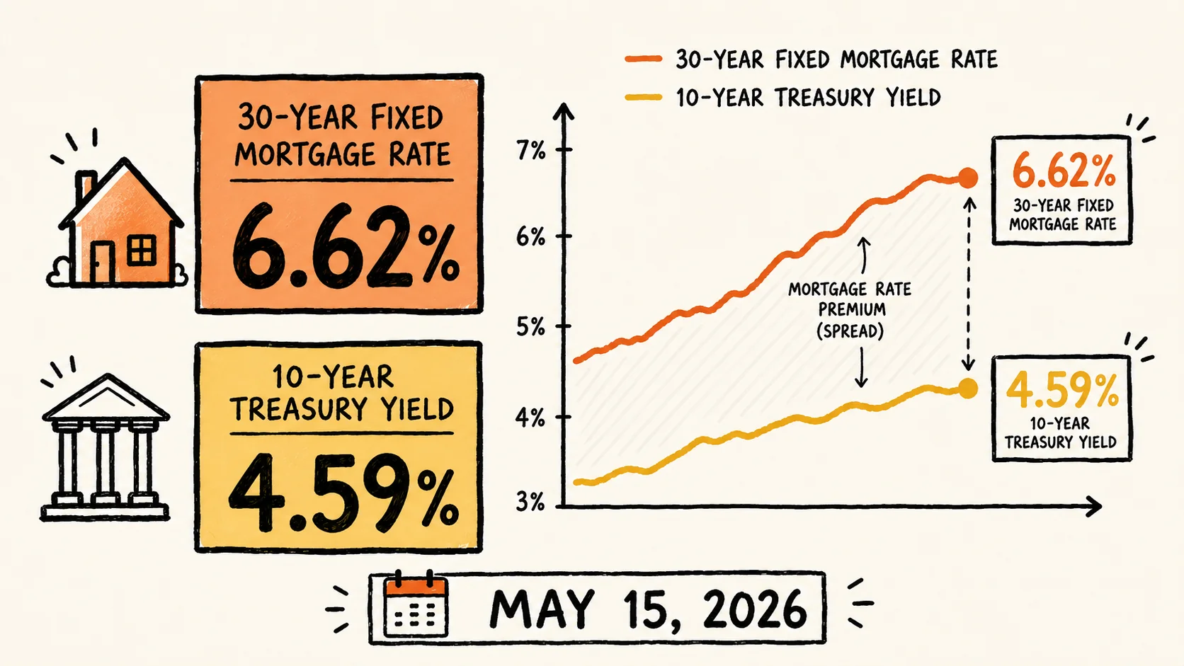 Mortgage Rates Climb to 8-Month High as Treasury Yields Surge and Inflation Holds at 3.8%