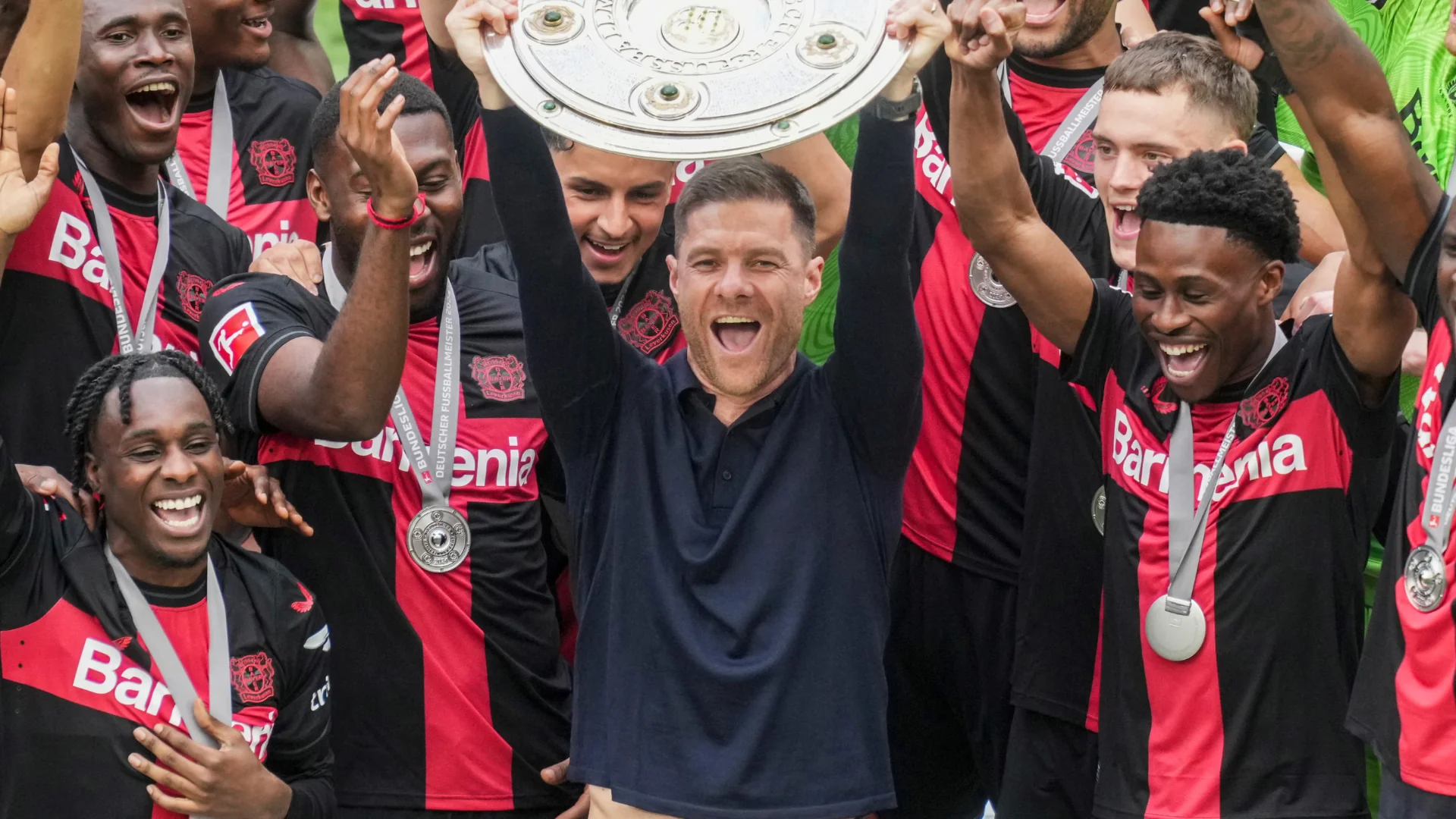 Chelsea have tracked Xabi Alonso since before he guided Bayer Leverkusen to their first Bundesliga title. Photograph: Michael Probst/AP