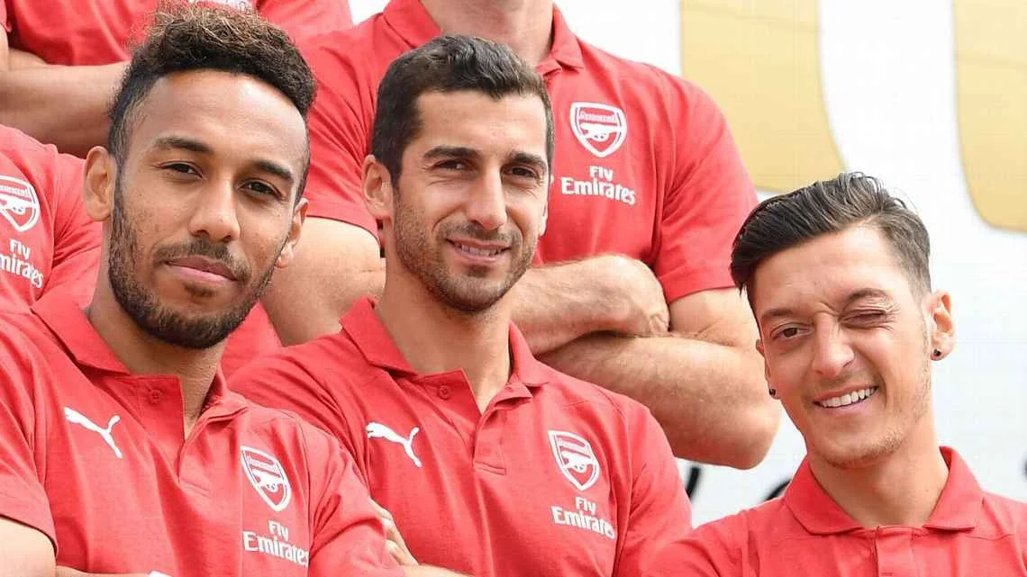 Arsenal took a financial hit by moving out several players -- including Pierre-Emerick Aubameyang, Henrikh Mkhitaryan and Mesut Özil -- in an overhaul of the playing squad. Getty