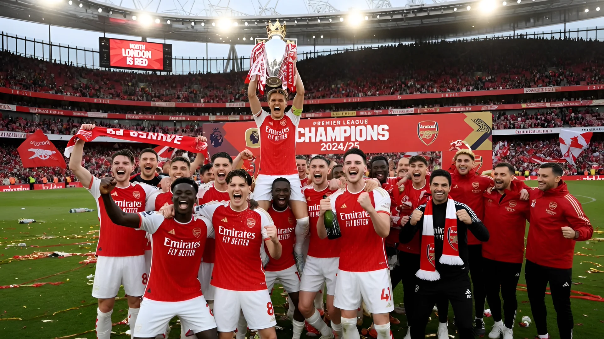 EPL: Fans erupt as Arsenal end 22-year Premier League title drought