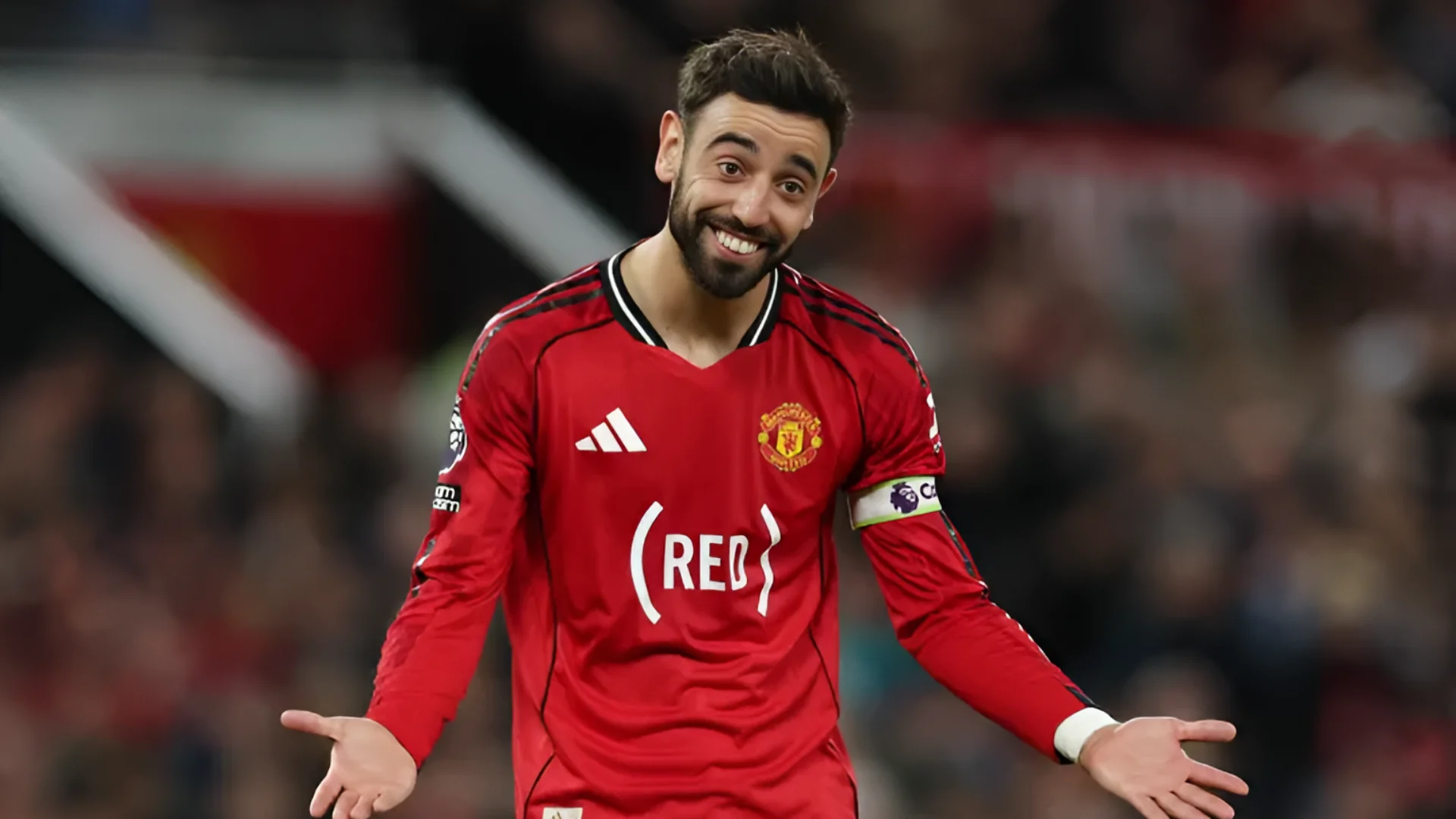 Manchester United's Bruno Fernandes has equalled the Premier League assist record with one game still to play [Phil Noble/Reuters]