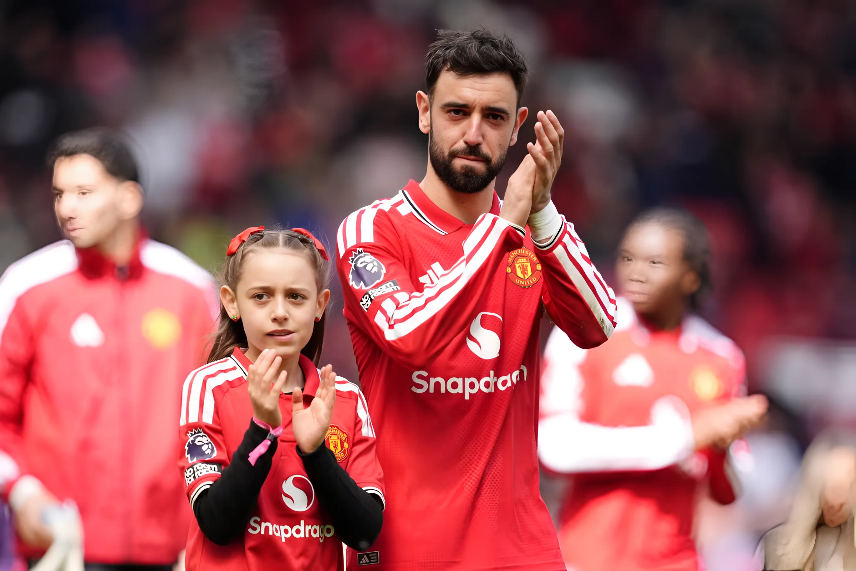 Bruno Fernandes has been named Premier League player of the season (PA)