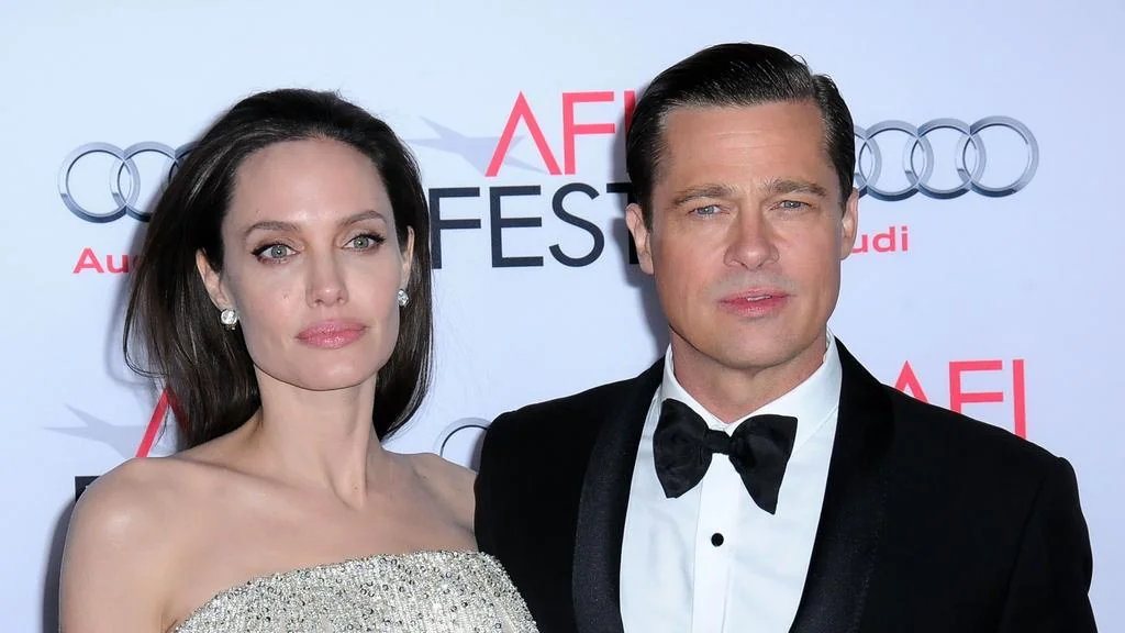 Angelina Jolie and actor Brad Pitt. Picture: Barry King/Getty Images