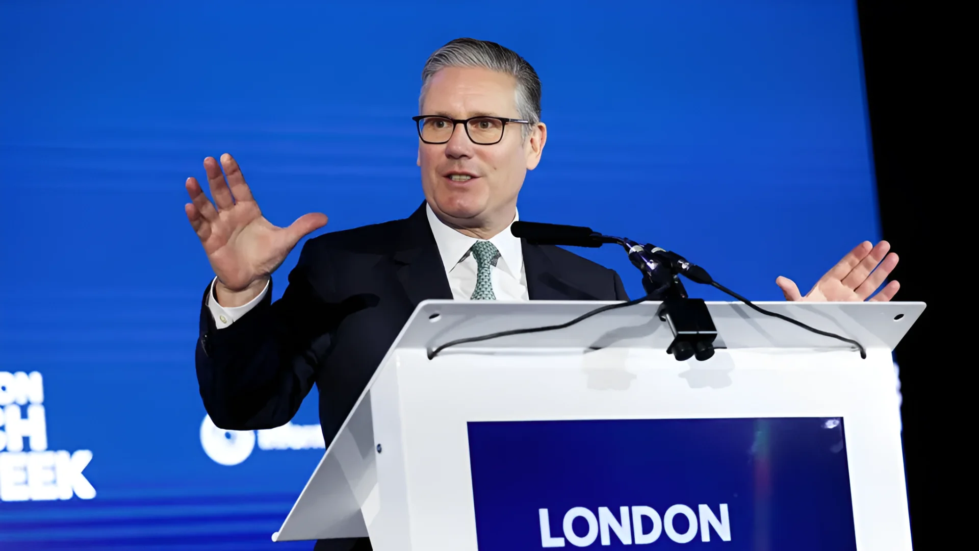 Sir Keir Starmer was speaking as part of London Tech Week 2026.Getty Images