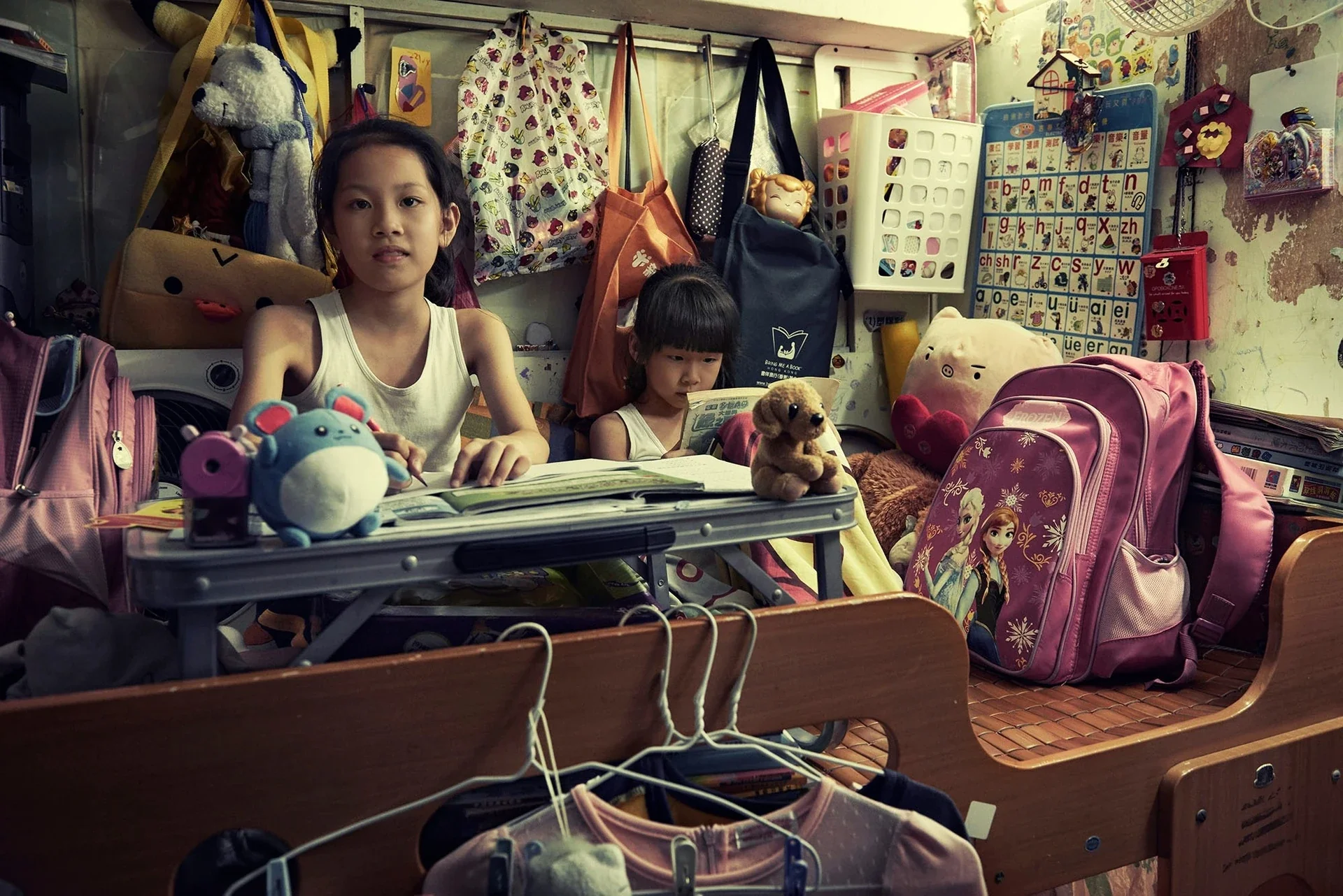 Those living in the subdivided apartments, 