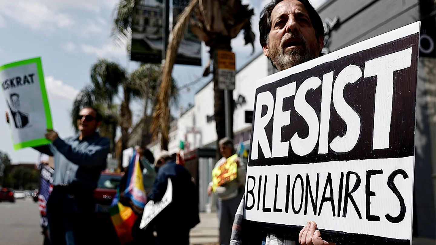 The proposal would impose a one-time 5% tax on people with a net worth of more than $1 billion who were living in the state as of Jan. 1, 2026. (Mario Tama/Getty Images / Getty Images)