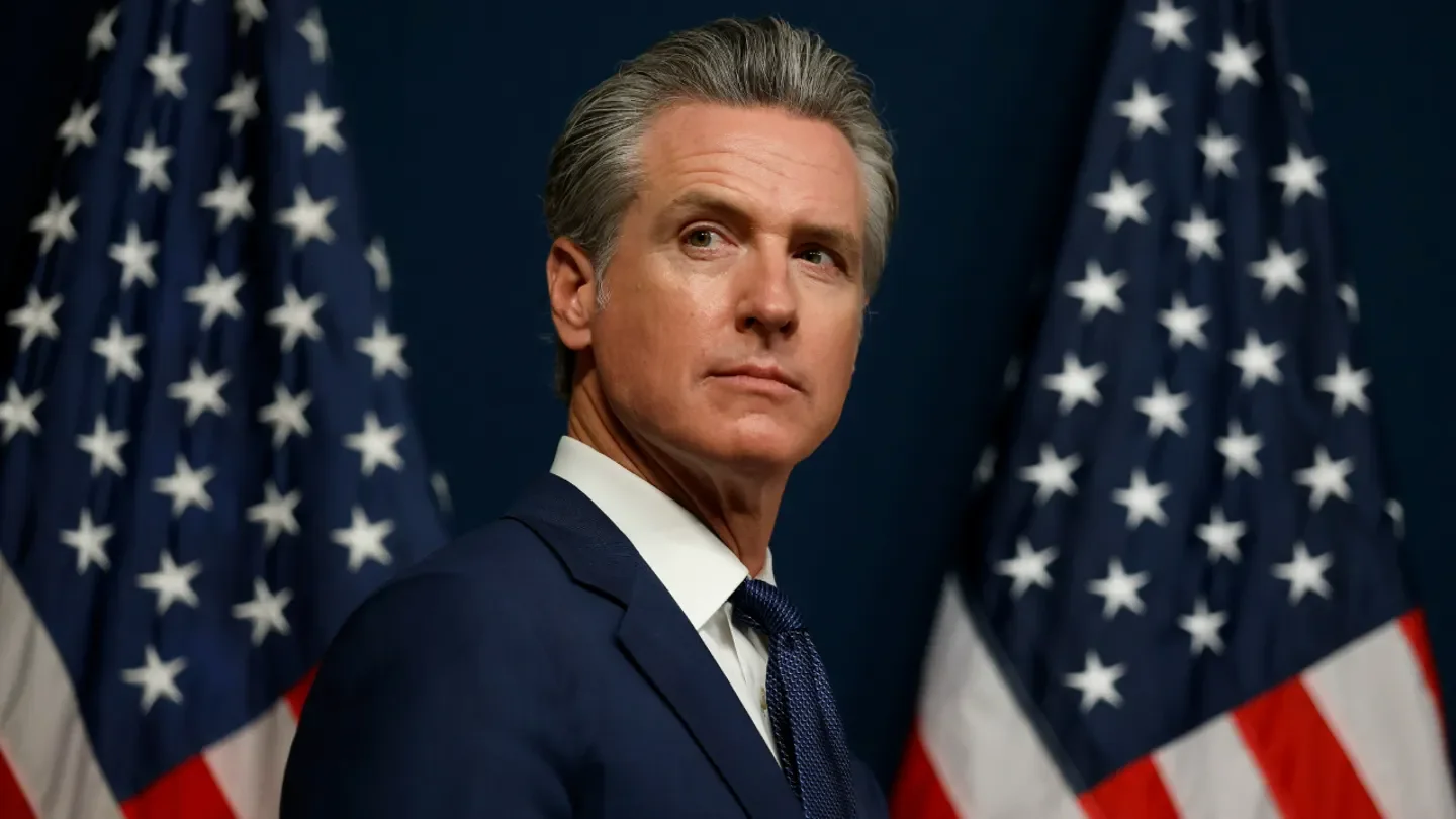 Gov. Gavin Newsom and many other traditional allies of the union are opposed to the measure. (Justin Sullivan/Getty Images / Getty Images)