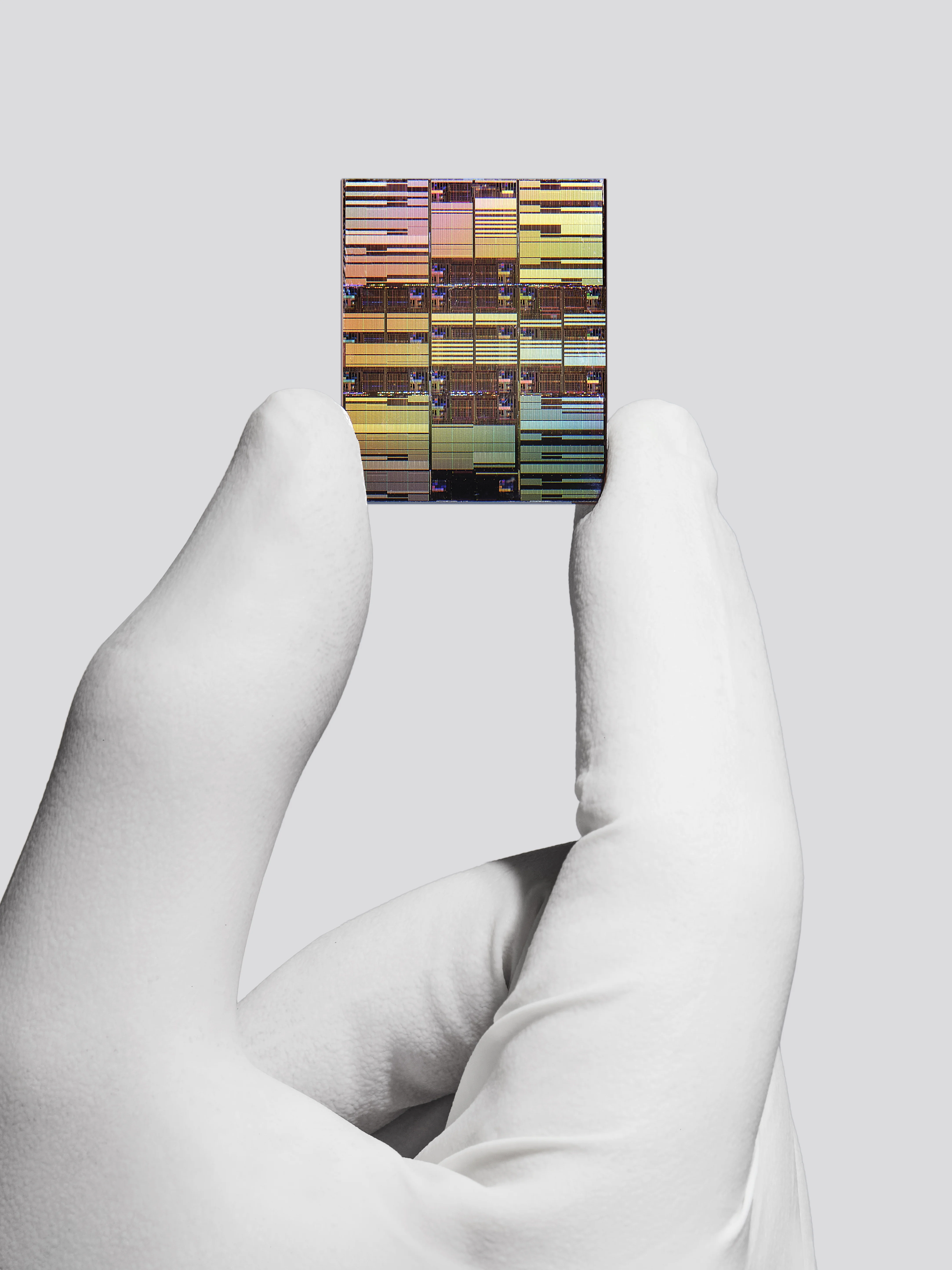IBM's sub-1 nanometer node chip. (Credit: IBM)