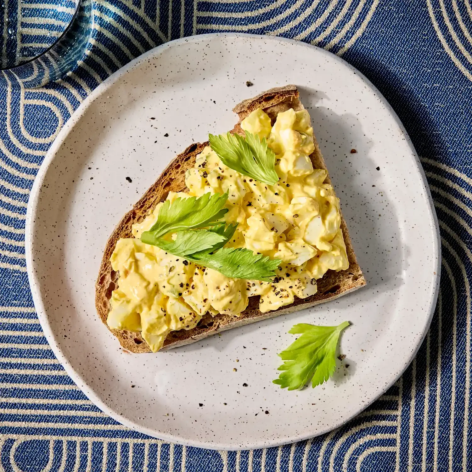 3-Ingredient Egg Salad. Photographer: Jen Causey, Food Stylist: Chelsea Zimmer, Prop Stylist: Claire Spollen.