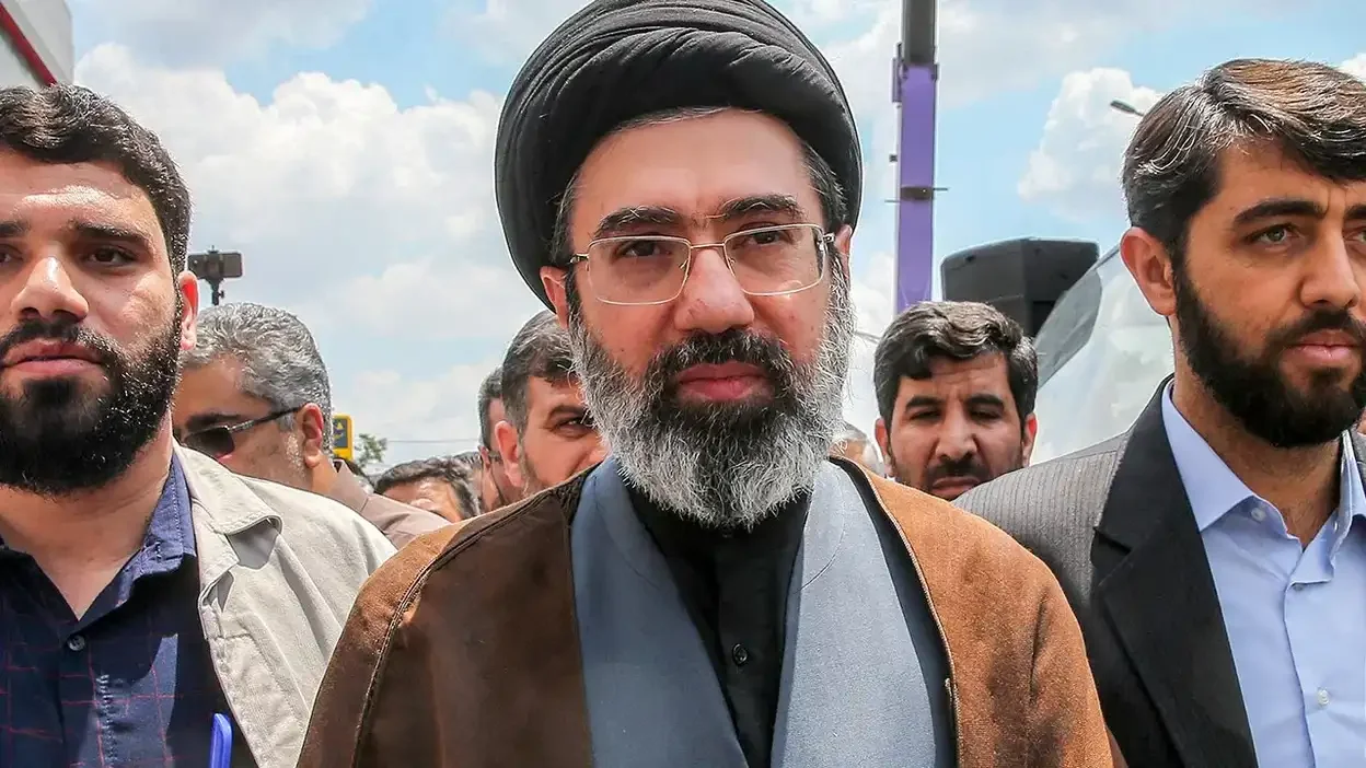 Mojtaba Khamenei, son of Iran's supreme leader Ayatollah Ali Khamenei, walks along a street in Tehran on May 31, 2019. Credit: Hamid FOROUTAN / ISNA / AFP via Getty Images