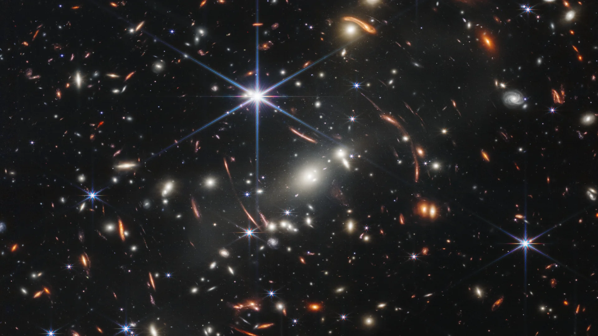 James Webb Space Telescope deep space view of galaxy cluster SMACS 0723. Credit: NASA