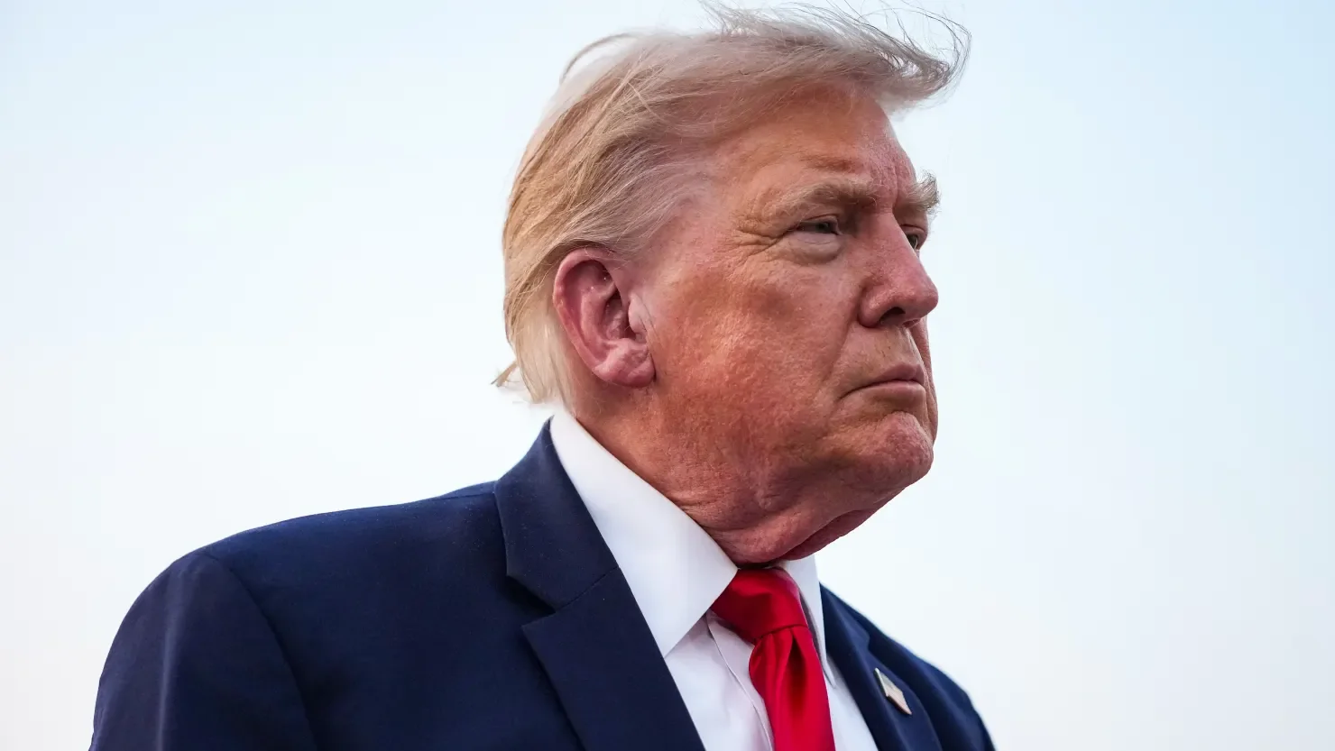 US President Donald Trump speaks to reporters after landing in Air Force One on July 19, 2026 in Joint Base Andrews, Maryland. Andrew Harnik | Getty Images