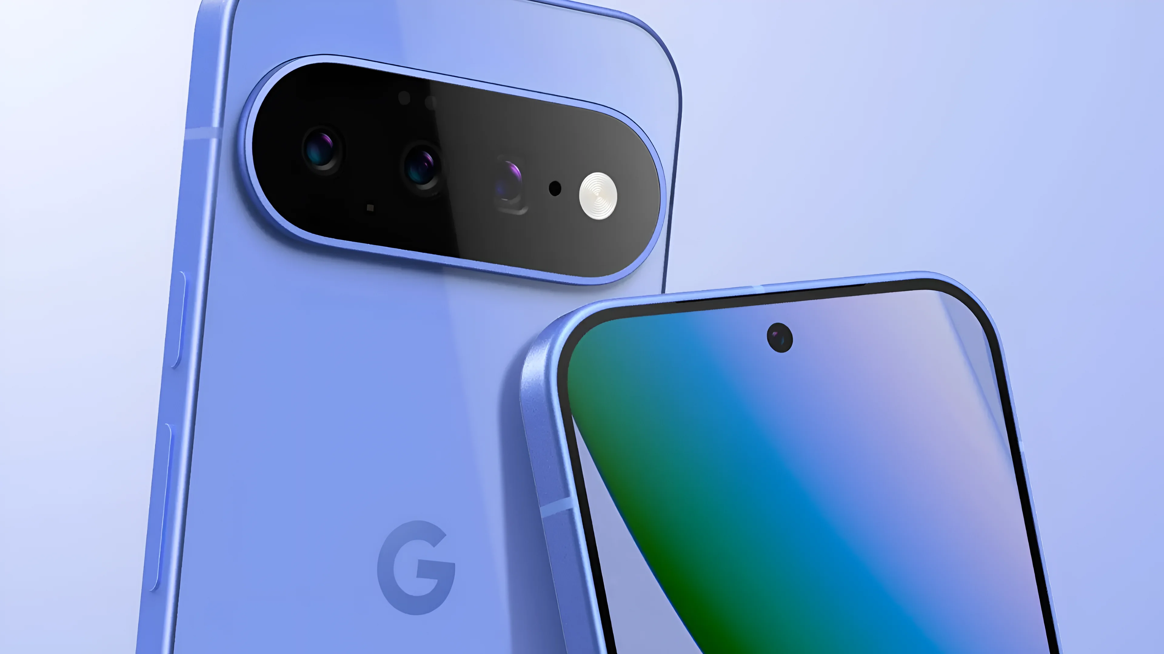 Google Pixel 11 - leaked with a new light blue color.