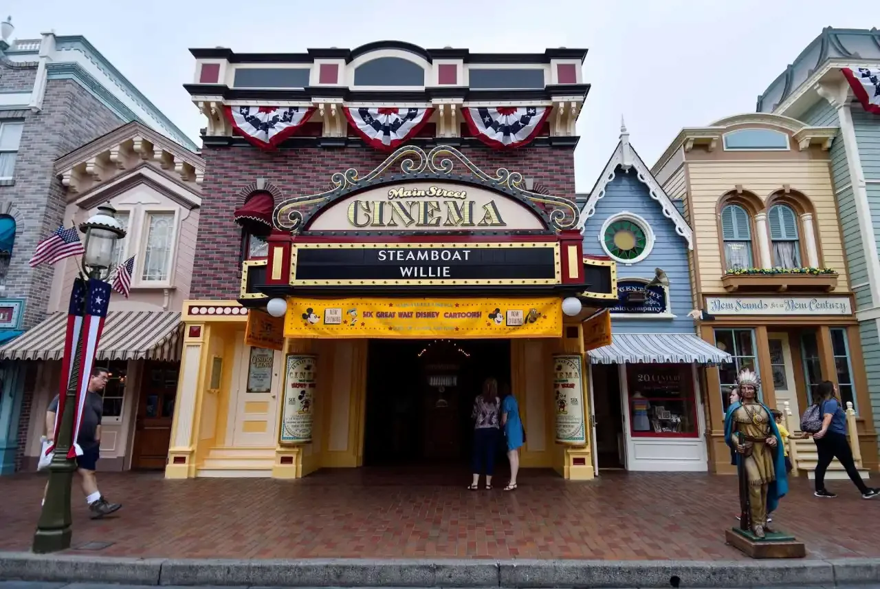 Disneyland’s Main Street Cinema, an original 1955 opening day attraction, on Main Street U.S.A. in Anaheim, CA, on Thursday, June 20, 2019. (Photo by Jeff Gritchen, Orange County Register/SCNG)