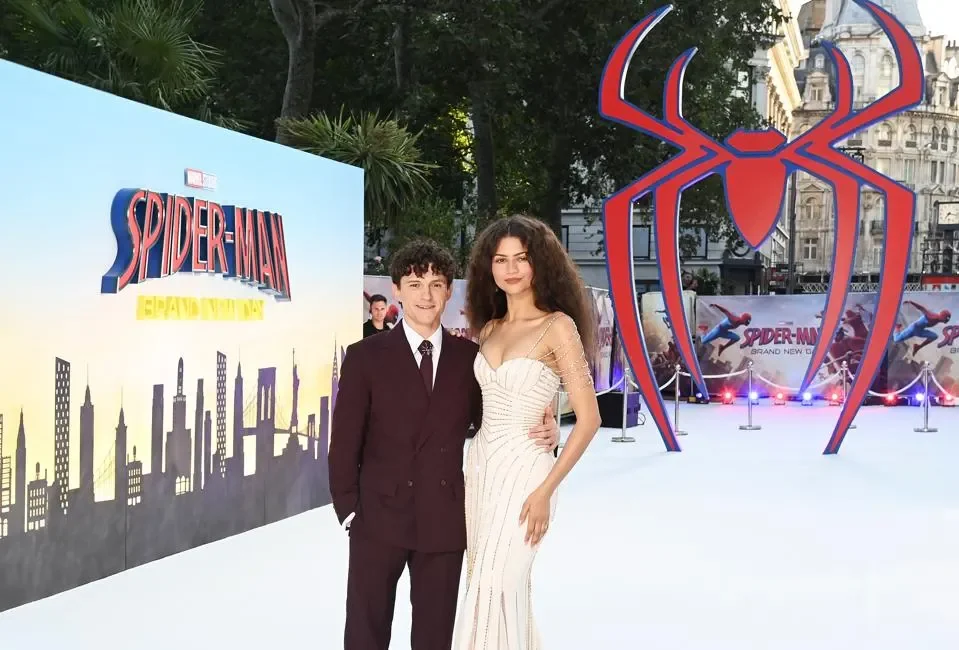 Tom Holland and Zendaya attend the UK Premiere of 