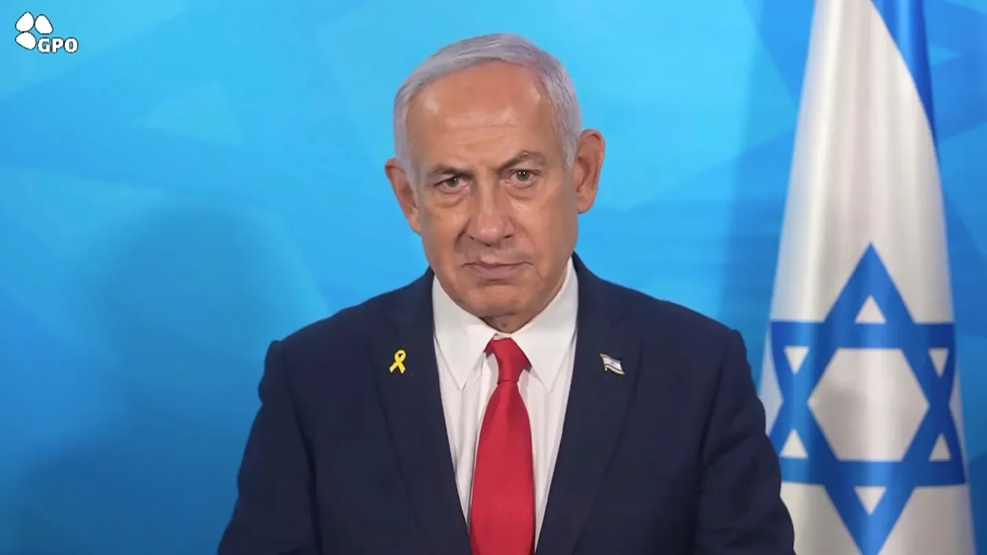 Israeli Prime Minister Benjamin Netanyahu has remained independently resolute on rooting out Iranian proxy terrorists and Iran malign influence in the Middle East. (Israeli Government Press Office via AP)