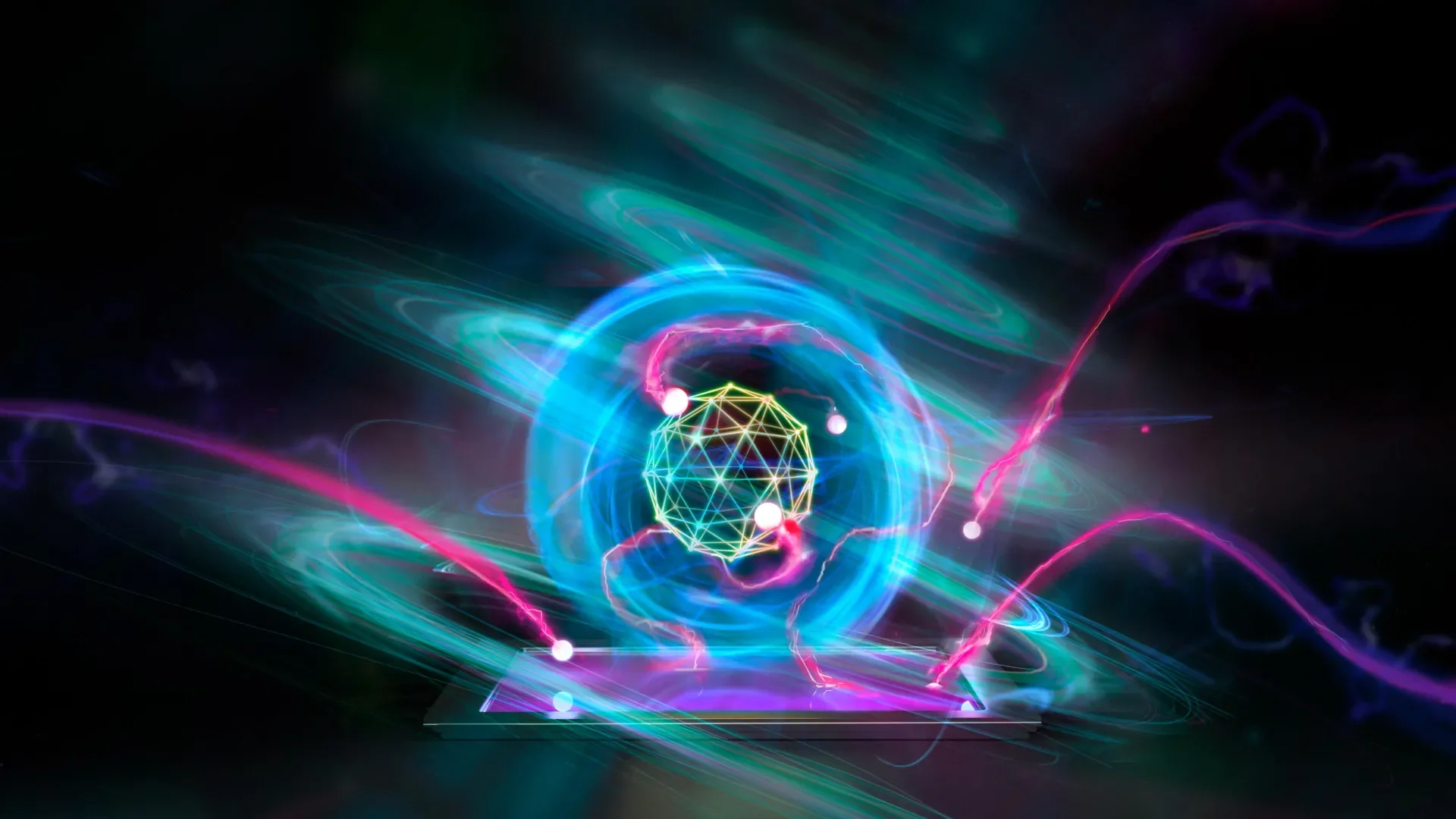 Artistic impression of a superconducting quantum heat engine. Credit: Heikka Valja/Aalto University.