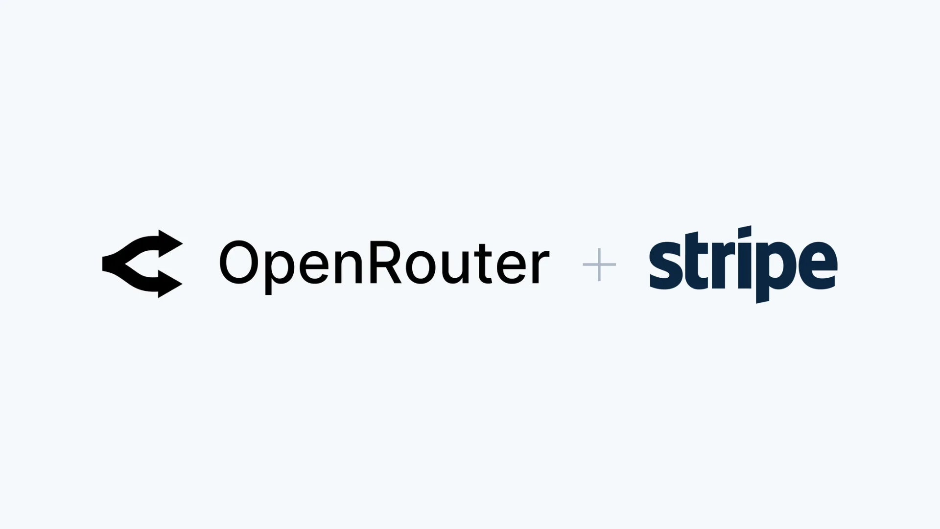 OpenRouter + Stripe logo lockup. Photo: Stripe