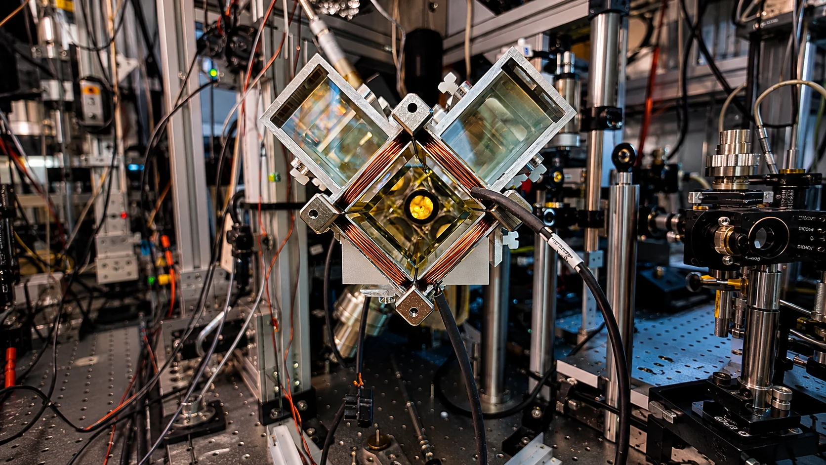 The Quantum Galileo Interferometer experimental apparatus at Ben-Gurion University, designed to measure the quantum phas
